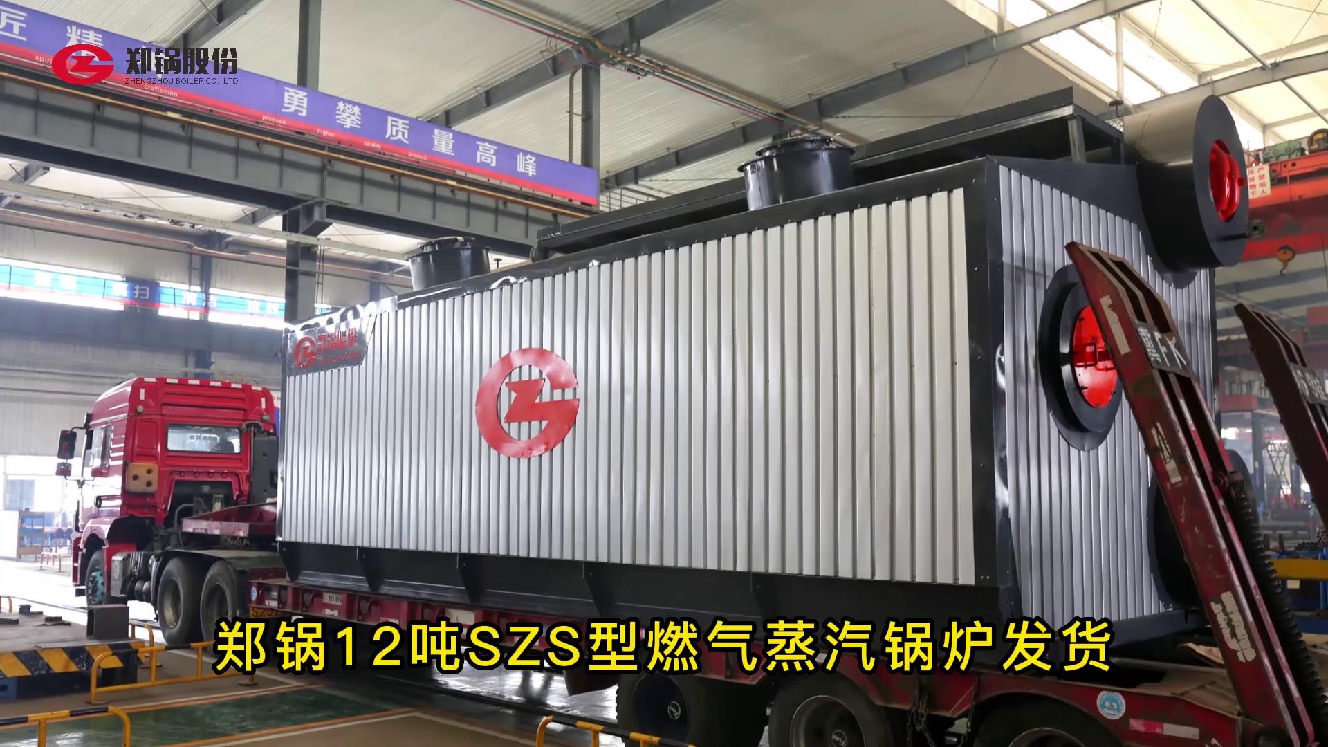 永利yl2345512吨燃气锅炉发货