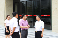 河南省商务厅副厅长张雷明莅临永利yl23455调研 -1